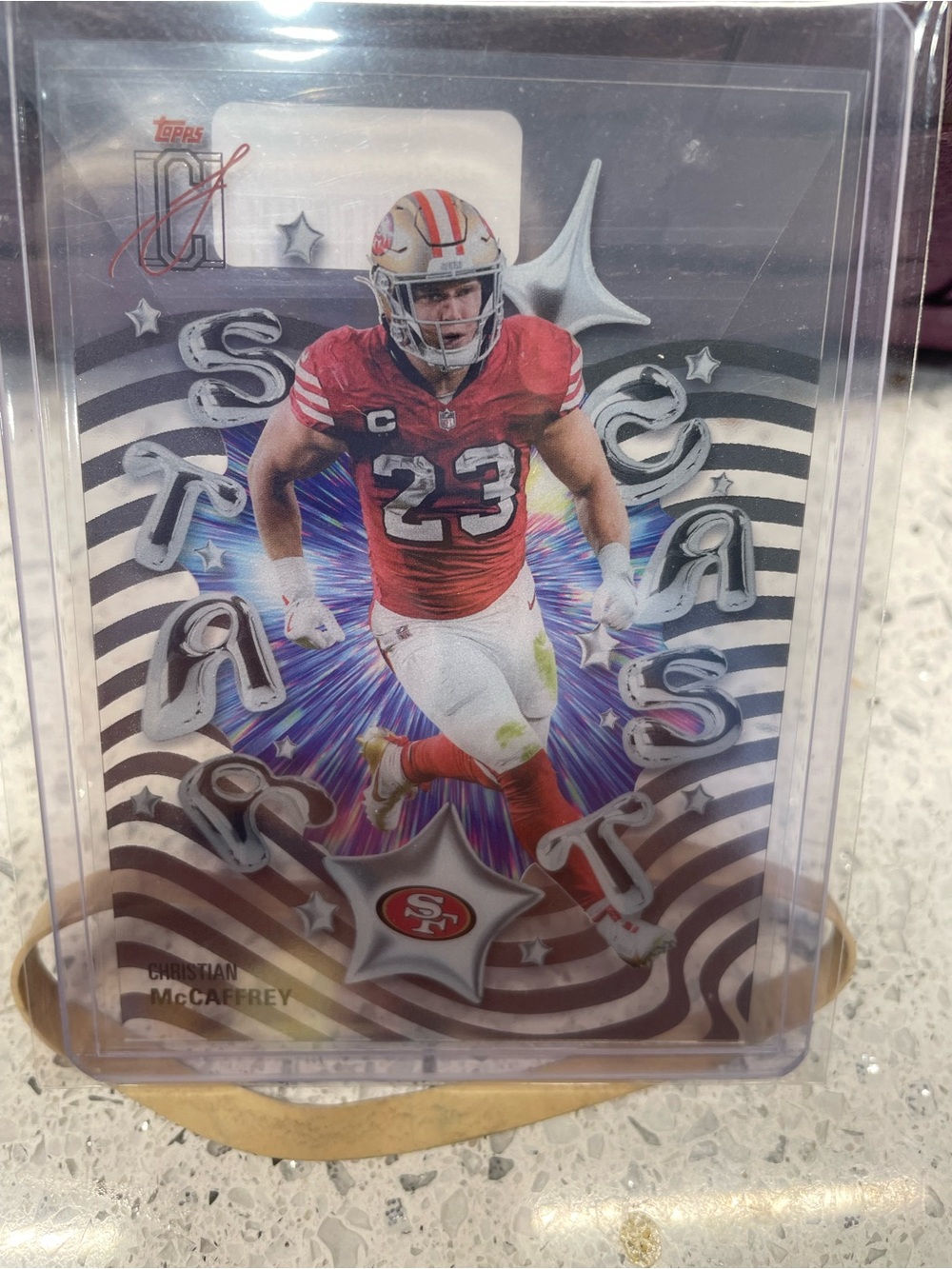 2025 Topps Signature Class Star Cast Christian McCaffrey Trading Card/Ungraded